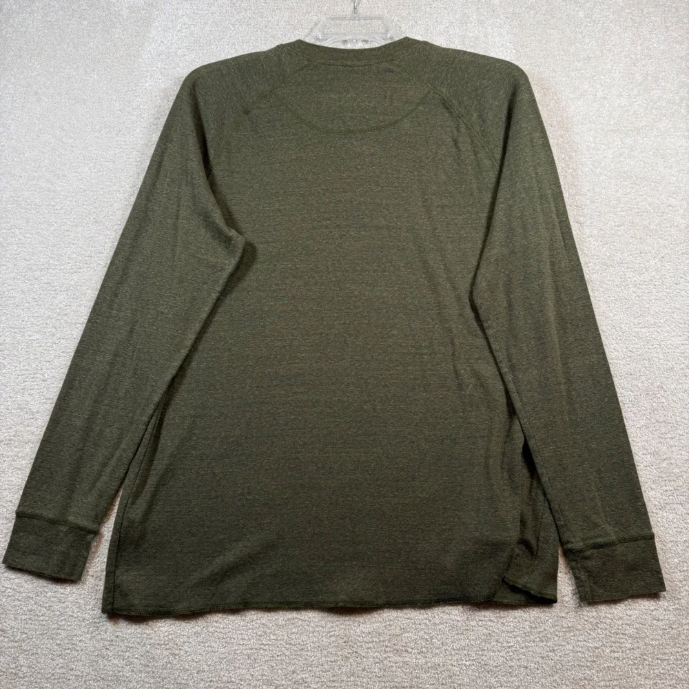 The North Face Henley Shirt‎ Men Large Blue Green 2 Pack Long Sleeve